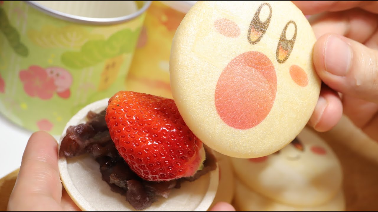 ⁣Kirby DIY Monaka Candy Kit Wagashi Japanese Confectionery