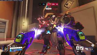 He Survived D.Va Bomb &amp; Barrage With ONE BUTTON! Lifeweaver Clutch 🤯 #Lifeweaver #Reinhardt #Clutch
