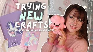 I Don't Want To Knit, So I'm Trying NEW CRAFTS - But I'm Also Finishing My Knitting | Shaiyeh ♥