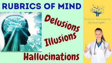 Mind Rubrics- Delusion | Hallucination | Illusion