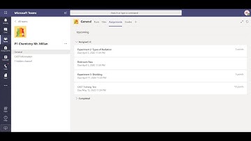 Turn In, Assignments using Microsoft Teams