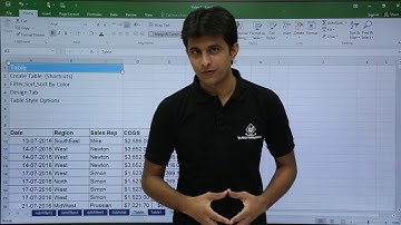 MS Excel - Basic Table