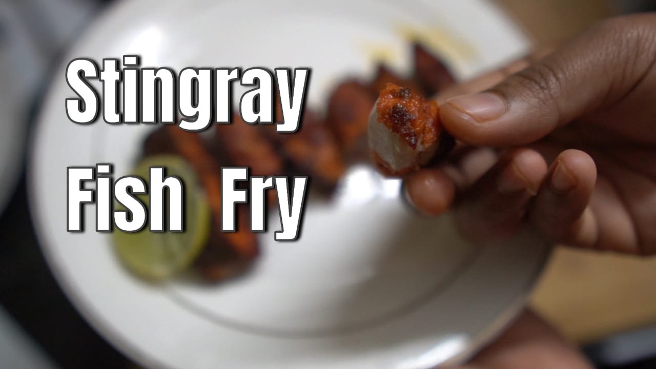 Stingray fish fry | sea food recipe | stingray 65 | 2Mins Recipe