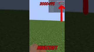 🔥SHOCKING 2000  FPS Breakthrough!😱Elite Gamers' Secrets EXPOSED! 💥 Experience the POWER!🏆#minecraft