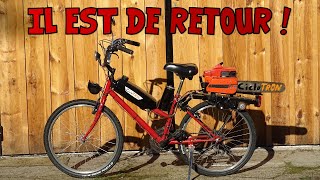 CicloTRON Reloaded le retour ! (Vélo à moteur de tronçonneuse !)