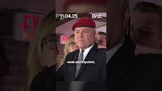 Curtis Sliwa delivers tearful concession speech after defeat in NYC mayoral race.