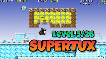 SuperTux (New Version) - IcyIsland : Level5(A Fork in the Road)