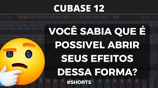 COMO ABRIR O EFEITOS PELO ENVIO NO CUBASE 12 #shorts