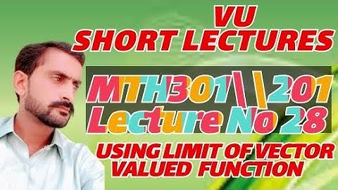 MTH301\\201lecture 28||vu Short lecture 28||@IrFaN.19||By M Irfan