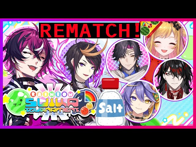 [SALTY SUIKA] REMATCH! - ASTER V. VOX / ZALI V. SEFFYNA [スイカゲーム]  【NIJISANJI EN | Doppio Dropscythe】のサムネイル