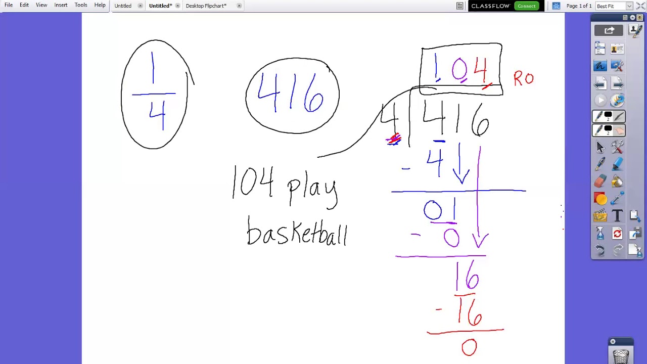Saxon math 4th grade division word problems practice youtube