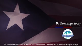 BE THE CHANGE, TODAY | Puerto Rico Relief Fund | Nova Southeastern University | College of Pharmacy
