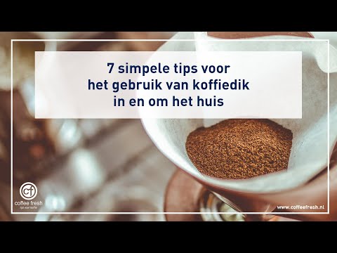 Video: Coffee Grounds & Tuinieren: koffiedik gebruiken als mest