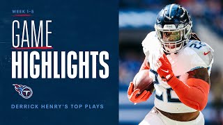 Derrick Henry's Top Plays at the Bye | Game Highlights