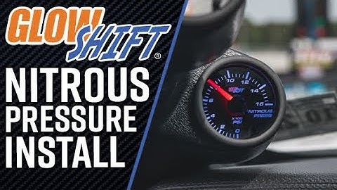 Installation | GlowShift 7 Color Series Nitrous Pressure Gauge for Cars and Trucks