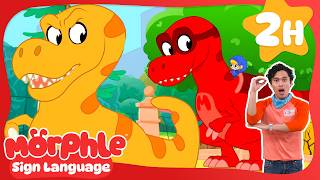 dino superhero best morphle learn asl baby sign language