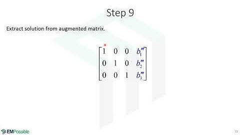 Lecture -- Gauss-Jordan Method