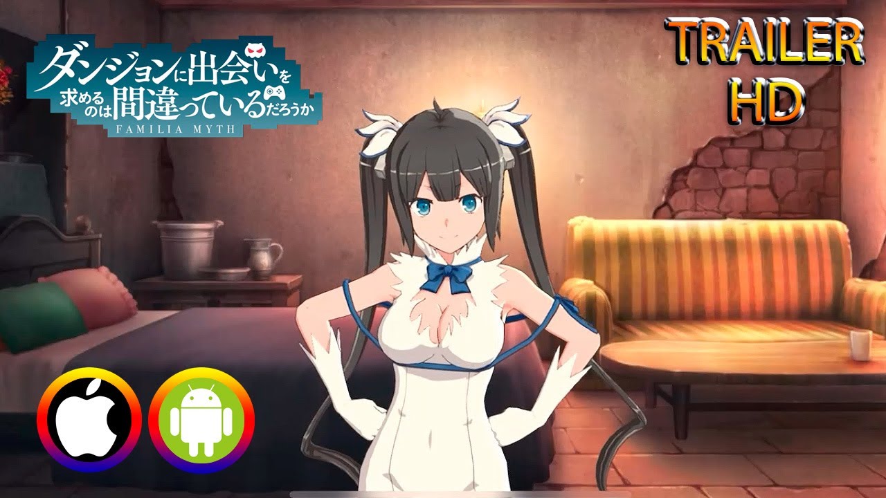 Trailer do jogo mobile de Danmachi