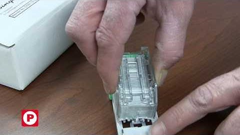 How to Install a Swingline Staple Cartridge (Ricoh 415010) into Type T Assembly