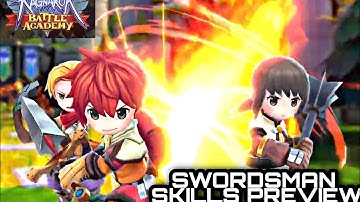 RAGNAROK BATTLE ACADEMY [ROBA] - SWORDSMAN SKILLS PREVIEW