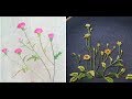 Flower hand embroidery designs | Easy embroidery design for the beginners