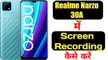 How to record screen in realme narzo 30a with audio | Realme narzo 30a me screen recording kaise kre