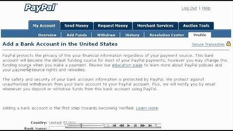 Verifying your new Paypal account in Paypal - Canadian Web Hosting