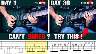 5 Must Know Shred Guitar Exercises For Fast Fingers