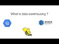what is data warehousing