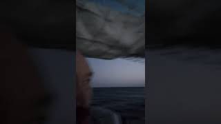 Яхта, закат, Средиземное море.