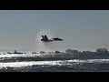 F 18 high speed low pass (blue angels)