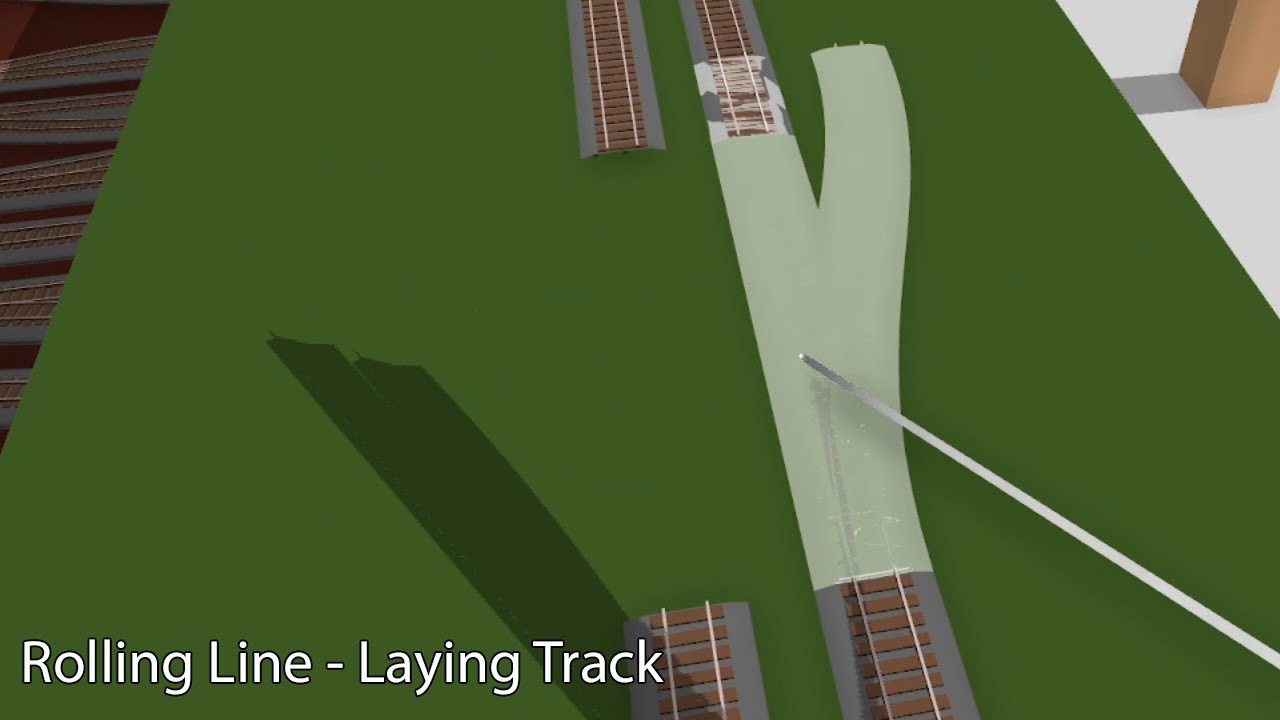 Rolling Line Laying Track Youtube