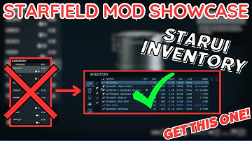 Starfield Mod Showcase - StarUI Inventory (best ui inventory mod for starfield)