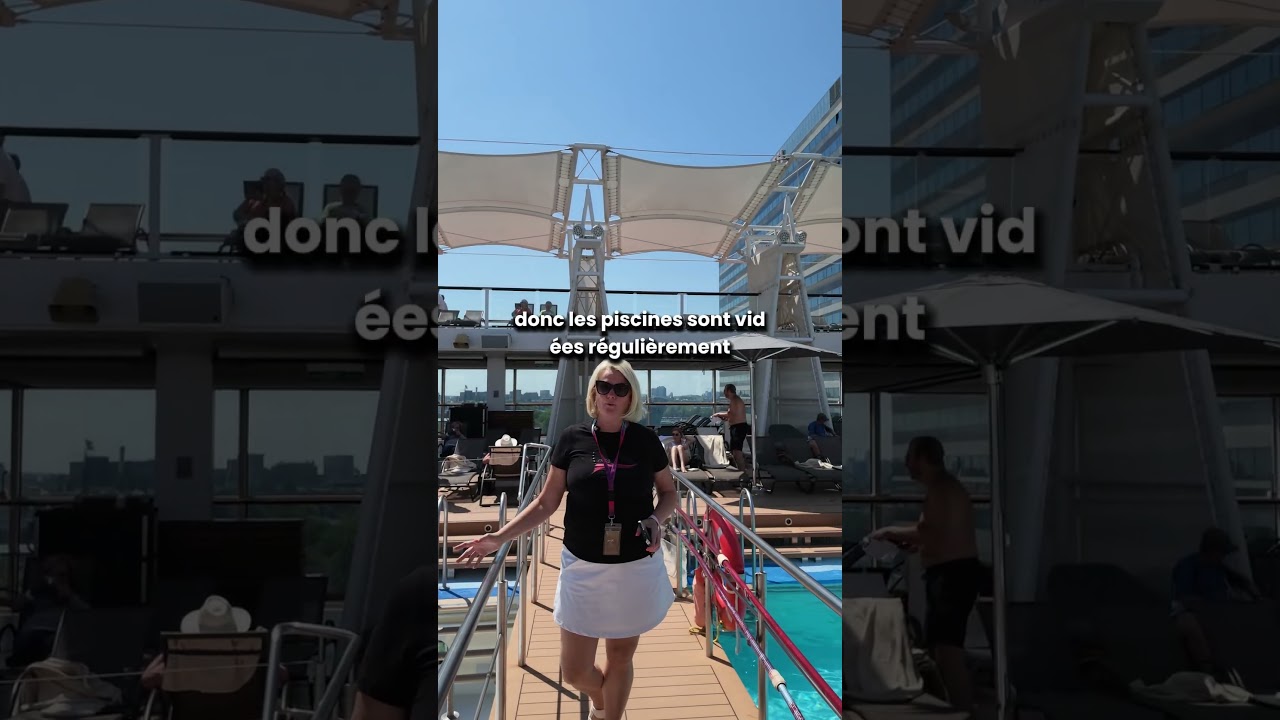 On vous amène sur le pont piscine du Celebrity Eclipse!