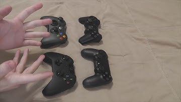 BIG HANDS: PS4 vs Xbox One Controller vs Xbox 360 Controller vs PS3 Controller Comparison