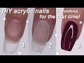 DIY acrylic nails ft. modelones!