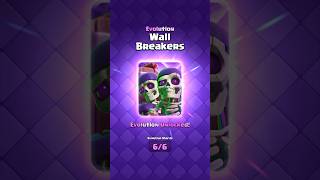New Evolved Wall Breakers Guide 🧨 #clashroyale #shorts