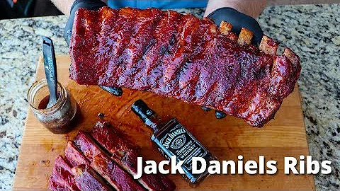 Jack Daniel's Ribs | Smoked Ribs with Jack Daniel's Glaze Recipe on Pellet Grill