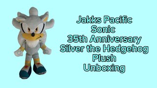 Jakks Pacific Sonic 35th Anniversary Silver the Hedgehog Plush Unboxing! | SBPS Vlog
