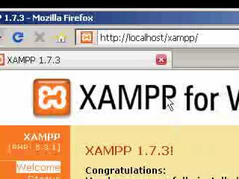XAMPP a webserver on your computer
