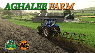 Plowing through the jobs with @TheFarmSimGuy - Aghalee Farm Ep4 - FS22