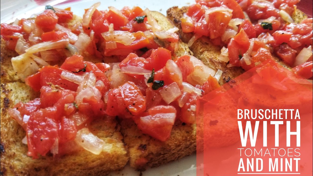 Easy Bruschetta recipe | Best Italian finger food party appetizer