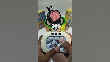Playing push game panda, pop it elektrik, push game challenge, asmr, #popit #toys