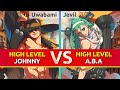 Ggst  uwabami johnny vs jevil aba high level gameplay
