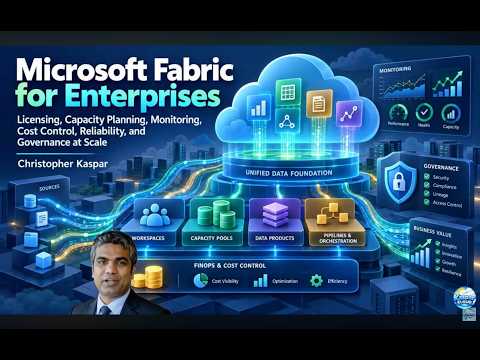 Microsoft Fabric for Enterprises: Capacity, Monitoring, Cost Control, Reliability, and Governance