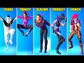 All Legendary Fortnite Dances &amp; Emotes! (Punching Practice, Slalom Style, Dance Monkey, Crane Kick)