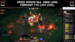 Speed Server 19.2 - Dark Lord, February 7th, Last Level.