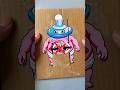 dark pals drinky cardboard flip challenge game #darkpals