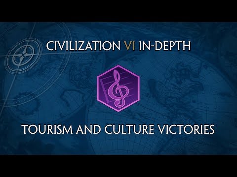 Видео: Civilization 6 Culture Victory обясни - как да печелим чуждестранни туристи, местни туристи и туризъм в Civ 6