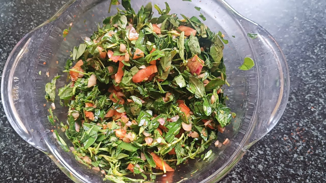 Methi salad Tasty and healthy Fenugreek leaves salad Healthy salad recipe Winter season